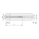 Heco MULTI-MONTI-plus P Rundkopf T-Drive A2K