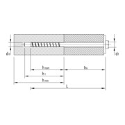 Heco MULTI-MONTI-plus Sechskantkopf Schwellenanker A2K 12 mm-5
