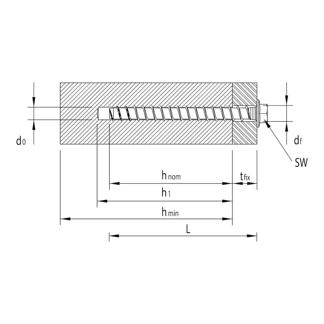 Heco MULTI-MONTI-plus SS 6,0 x 70 Sechskantkopf mit Scheibe A2K