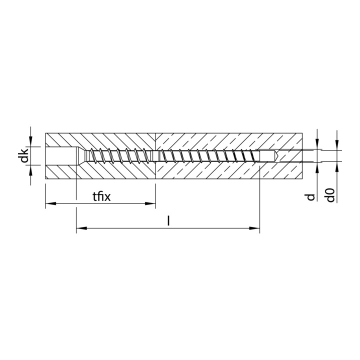 Heco MULTI-MONTI TC 10,0 x 130 TimberConnect T-Drive A2K