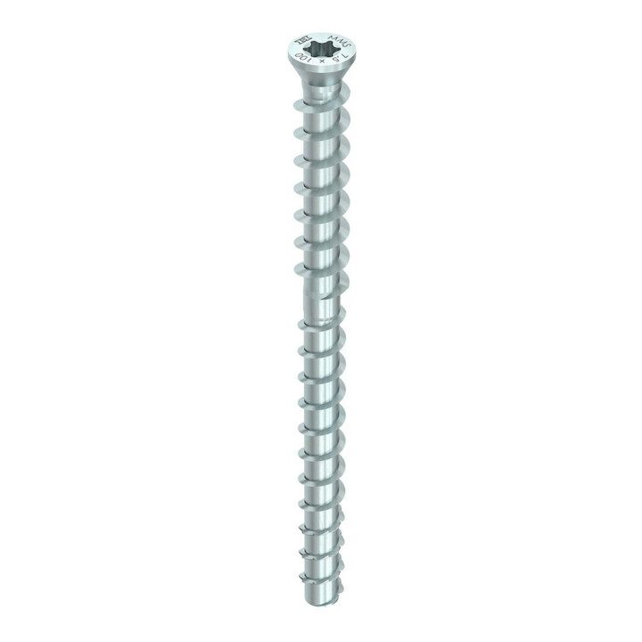 Set Heco MULTI-MONTI TC 12,0 x 160 TimberConnect T-Drive A2K + Setzwerkzeug für MMS-TC 12 Schwellenanker