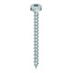 HECO Rundkopf TOPIX-plus 4,5 x 35, T-Drive, Variables Vollgewinde, verzinkt blau, A3K-1