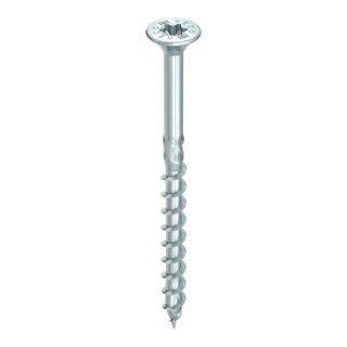 HECO Senkplaat TOPIX-plus met freesgroeven, HECO-Drive, HD-25, gedeeltelijk draad, blauw verzinkt, A3K