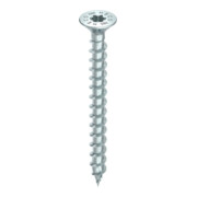 HECO Senkkopf TOPIX-plus 4,0 x 40 mit Frästaschen, HECO-Drive, Variables Vollgewinde, verzinkt blau, A3K