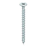 HECO Senkkopf TOPIX-plus 4,5 x 50 mit Frästaschen, HECO-Drive, HD-25, Variables Vollgewinde, verzinkt blau, A3K