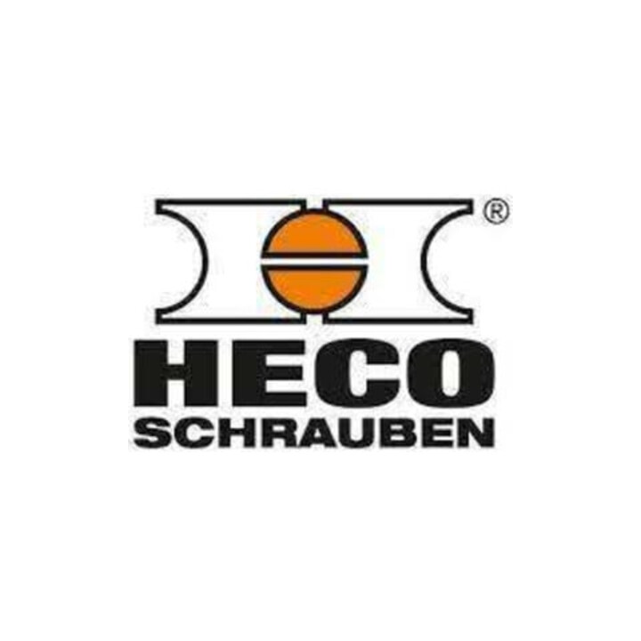 HECO Senkkopf TOPIX-plus TCS mit Fräsrippen 60°, HECO-Drive, HD-30, Teilgewinde, verzinkt blau, A3K