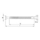 HECO Senkkopf WR-T 13,0 x 1000, T-Drive, Vollgewinde, Durocoat T-5