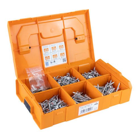 Heco Sortimentskoffer 700 TOPIX-plus, L-BOXX Mini mit 700 Schrauben