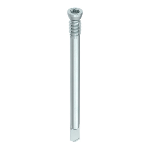 HECO Stabdübel WS-T 7,0 x 133, Zylindersenkkopf, T-Drive, UK-Gewinde, verzinkt blau, A2K, gleitbeschichtet