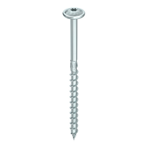 HECO Tellerkop TOPIX-plus, T-Drive, T-25, gedeeltelijk schroefdraad, verzinkt blauw, A3K