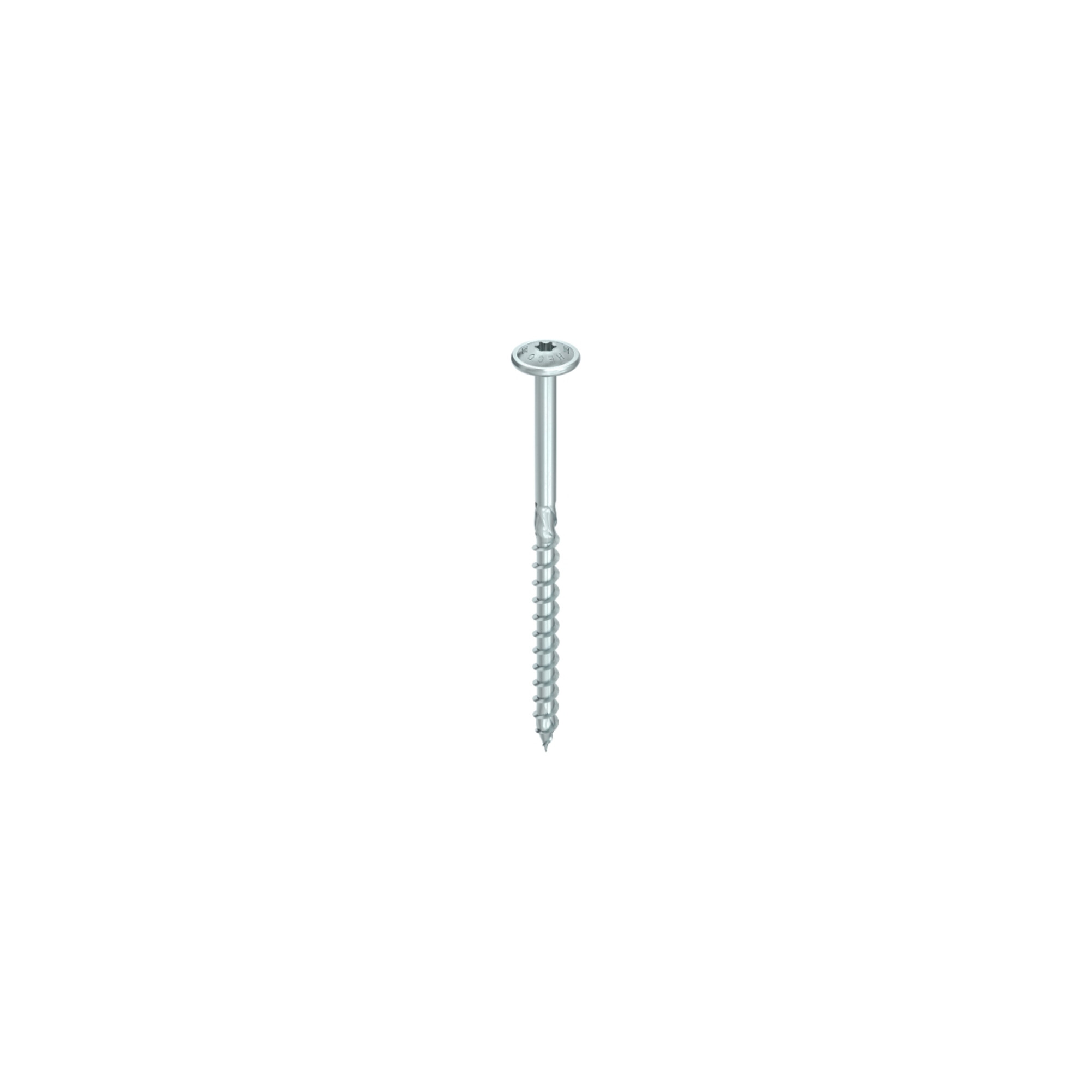 HECO Tellerkopf TOPIX-plus 6,0 x 160, T-Drive, T-25, Teilgewinde, verzinkt blau, A3K