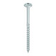 HECO Tellerkopf TOPIX-plus 6,0 x 180, T-Drive, T-25, Teilgewinde, verzinkt blau, A3K-1