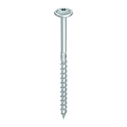 HECO Tellerkopf TOPIX-plus 6,0 x 180, T-Drive, T-25, Teilgewinde, verzinkt blau, A3K