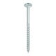 HECO Tellerkopf TOPIX-plus 6,0 x 200, T-Drive, T-25, Teilgewinde, verzinkt blau, A3K-1