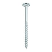 HECO Tellerkopf TOPIX-plus 6,0 x 200, T-Drive, T-25, Teilgewinde, verzinkt blau, A3K