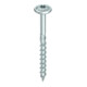 HECO Tellerkopf TOPIX-plus 8,0 x 120, T-Drive, Teilgewinde, verzinkt blau, A3K-1