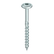 HECO Tellerkopf TOPIX-plus 8,0 x 120, T-Drive, Teilgewinde, verzinkt blau, A3K