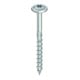 HECO Tellerkopf TOPIX-plus 8,0 x 120, T-Drive, Teilgewinde, verzinkt blau, A3K-1