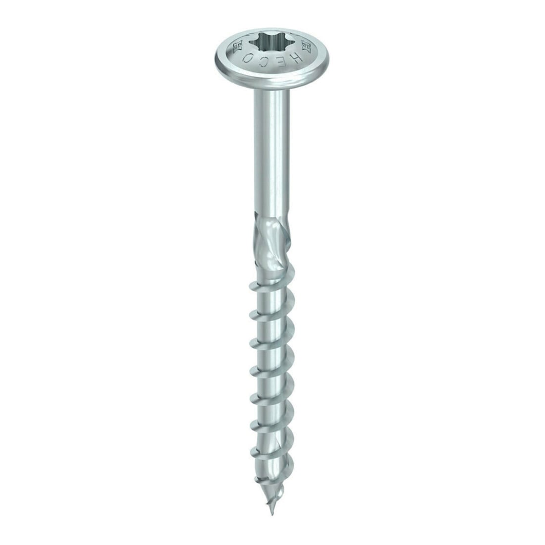HECO Tellerkopf TOPIX-plus 8,0 x 120, T-Drive, Teilgewinde, verzinkt blau, A3K