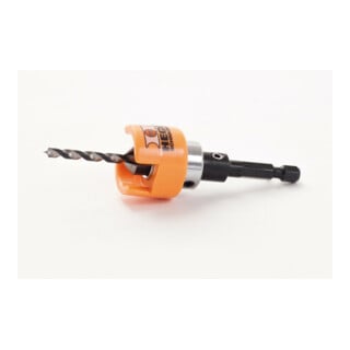 Heco Terrassendielenbohrer mit Holzspiralbohrer Ø4 mm