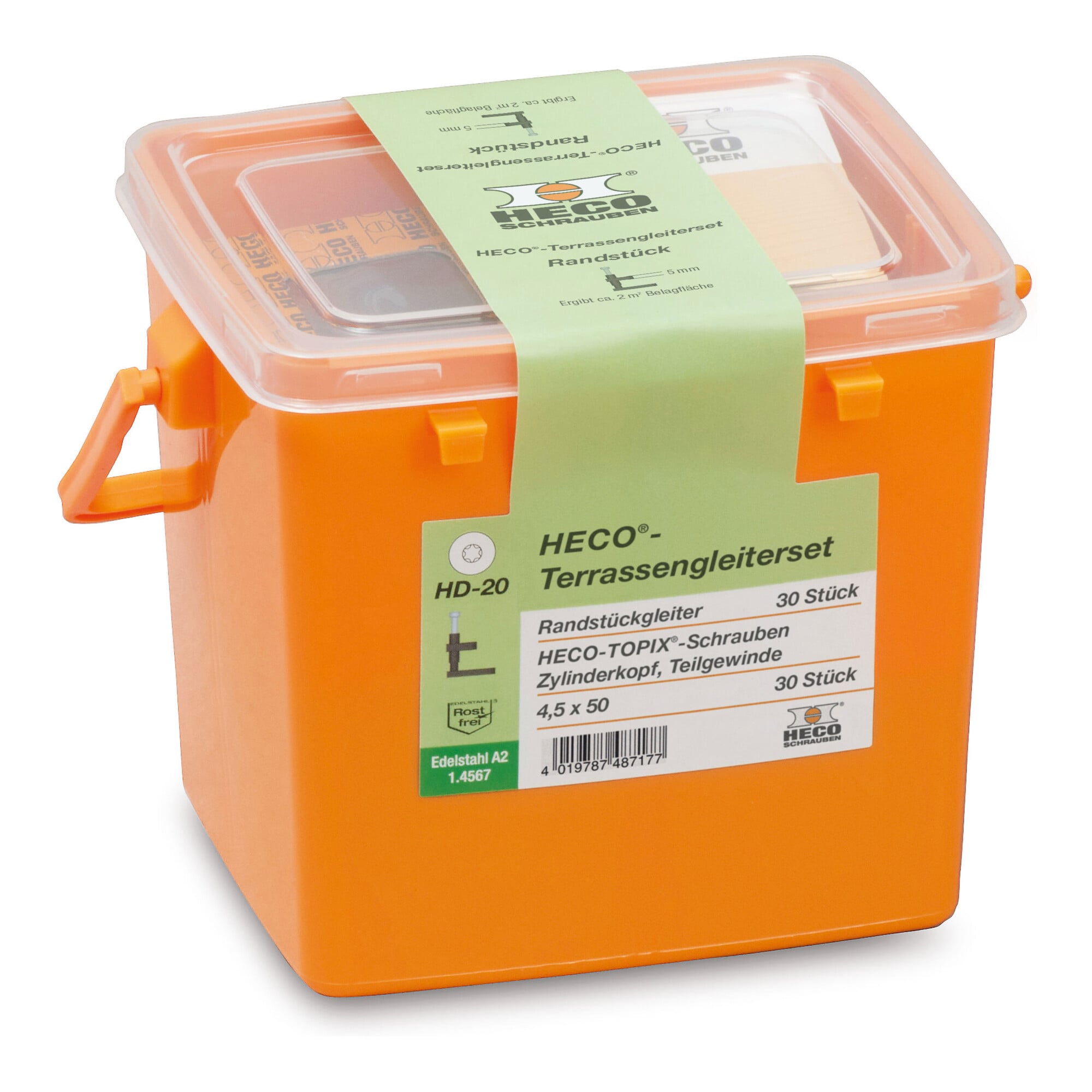 Heco Terrassengleiterset 30 x Randstück