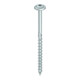 HECO Testa a disco TOPIX-plus, T-Drive, T-25, filettatura parziale, zincato blu, A3K-1