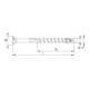 Heco TOPIX 10,0 x 360 Senkkopf T-Drive TG A2K-3