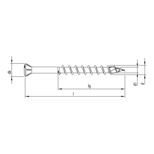 Heco TOPIX Glasleistenschraube Linsenkopf T-Drive TG A2L