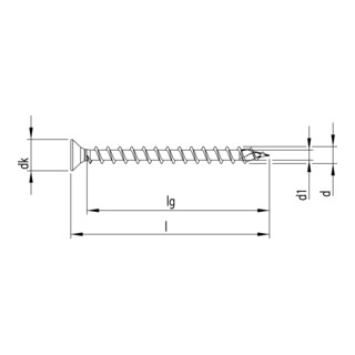 Heco TOPIX Senkkopf T-Drive VG A2L