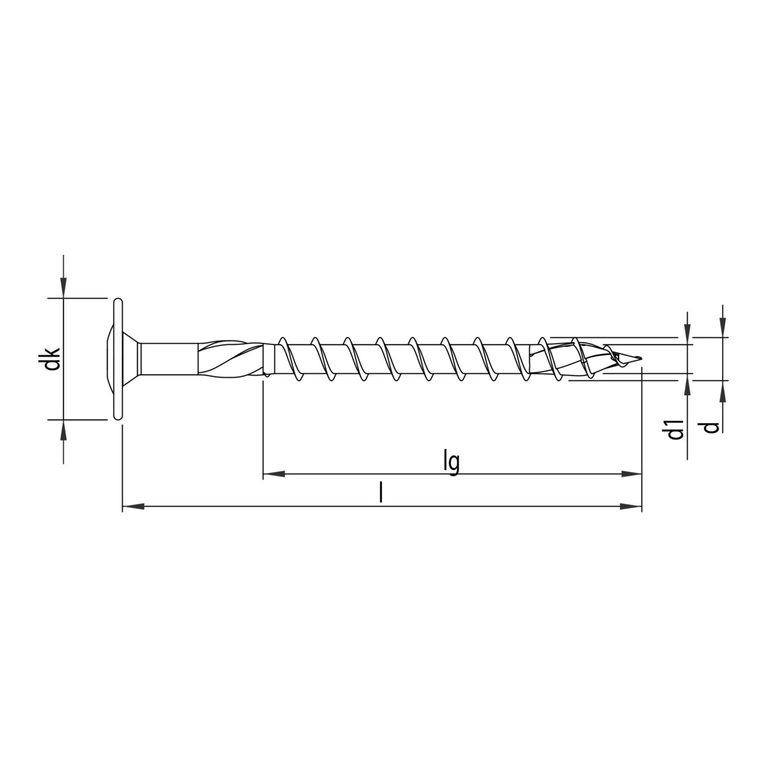Heco TOPIX Tellerkopf XL T-Drive TG A3K