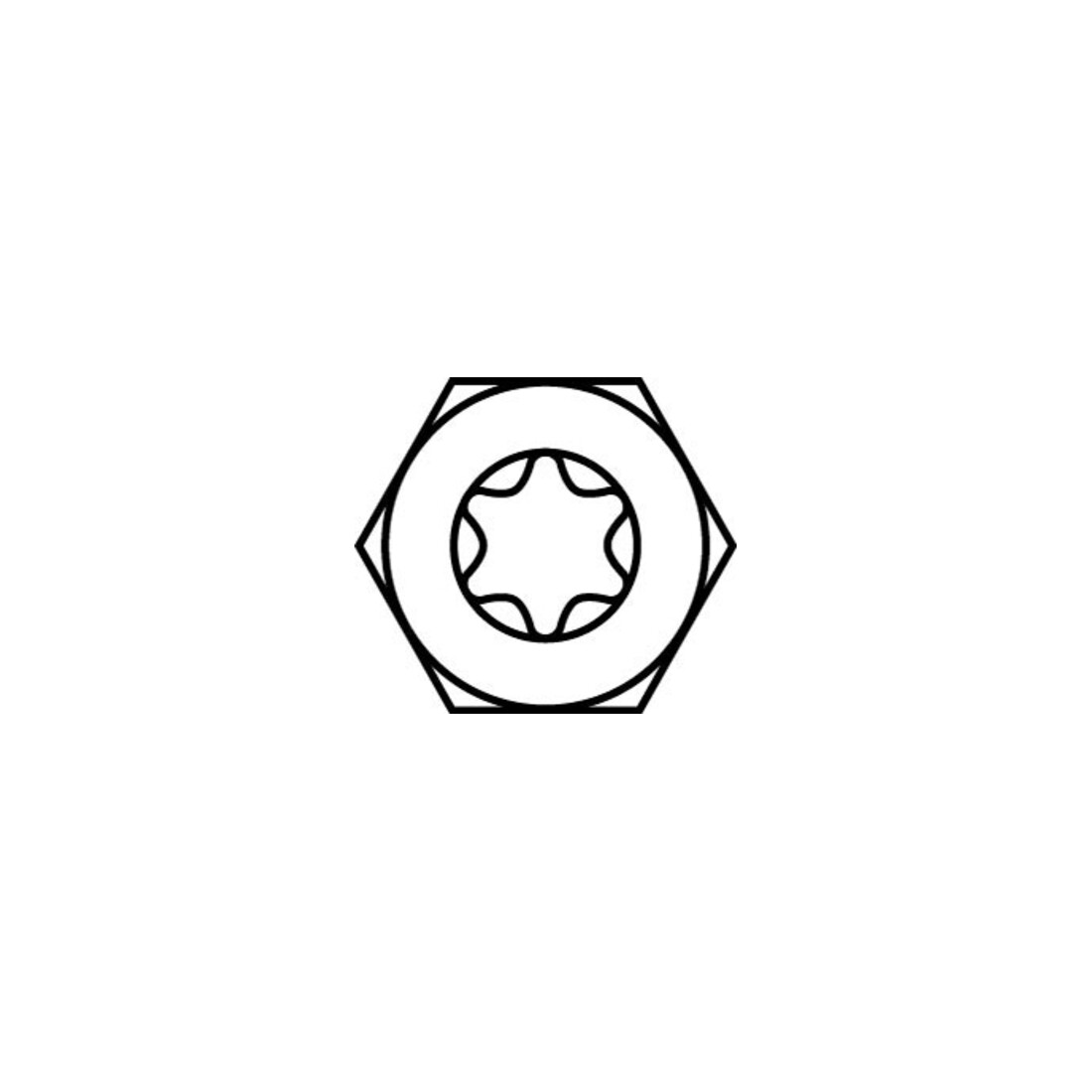 Heco TOPIX combi-hexagon head hexagon + T-Drive VG A3K