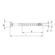 Heco TOPIX A4 Terrassenschraube Senkkopf T-Drive TG, Durchmesser 5 mm-3