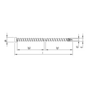 HECO-TOPIX-CombiConnect 6,5 x 190, tête cylindrique, [8199], FST, A2K, 100 pcs.-3