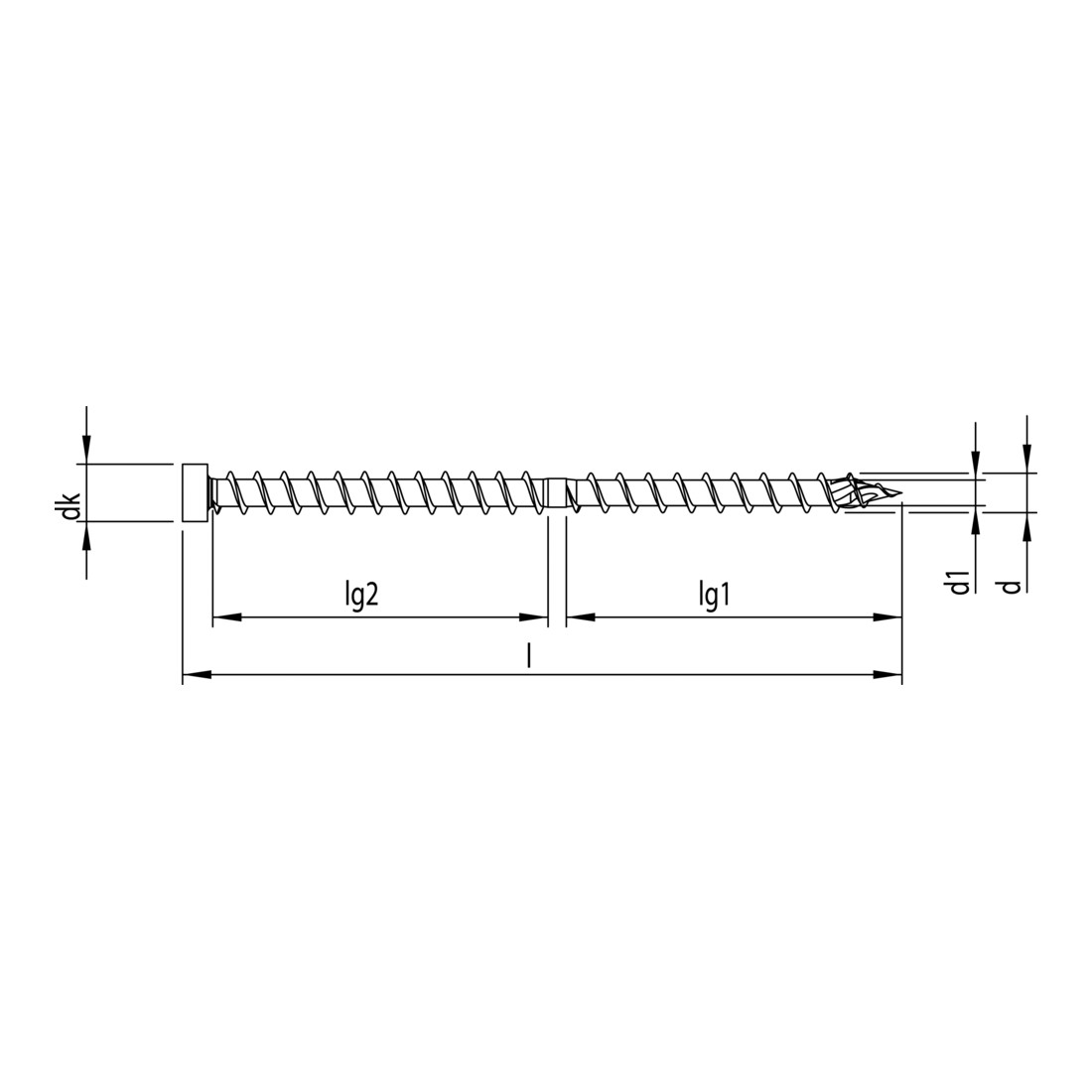 HECO-TOPIX-CombiConnect 6,5 x 190, tête cylindrique, [8199], FST, A2K, 100 pcs.