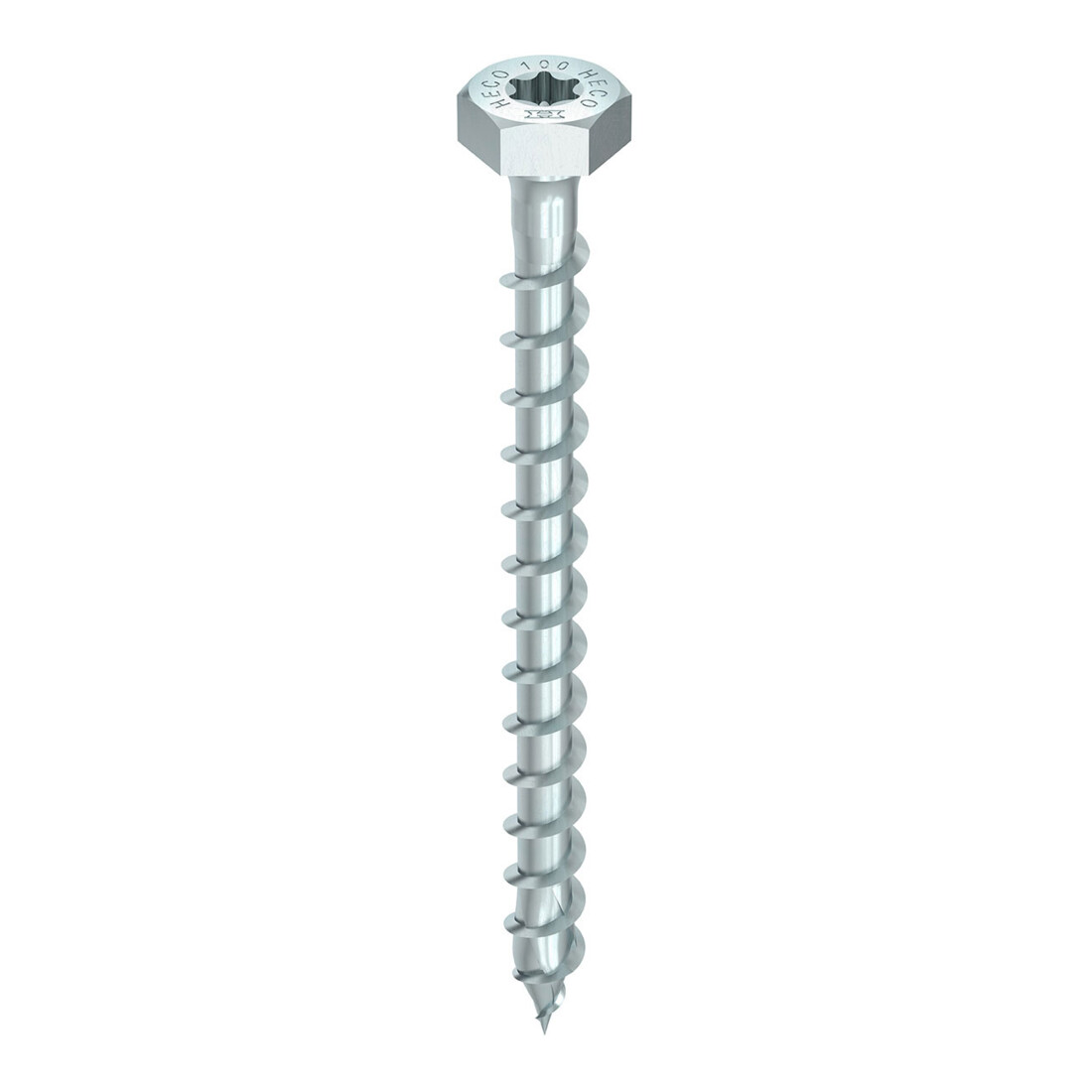 HECO-TOPIX-plus 10,0 x 100, Sechskantkopf, Sechskant + T-Drive, VG, A3K