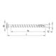 HECO-TOPIX-plus 10,0 x 120, vis de connection, tête ronde large, T-Drive, FT, A3K, 50 pcs. (HTP-T-CO-FT-10,0x120/110)-2