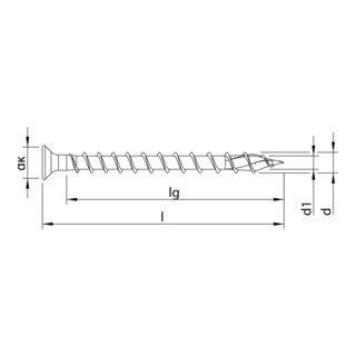 HECO-TOPIX-plus kleiner Senkkopf, Pozi-Drive, VVG, A3K