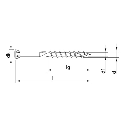 HECO-TOPIX-plus 3,5 x 30, Glasleistenschraube, T-Drive, TG, A3K