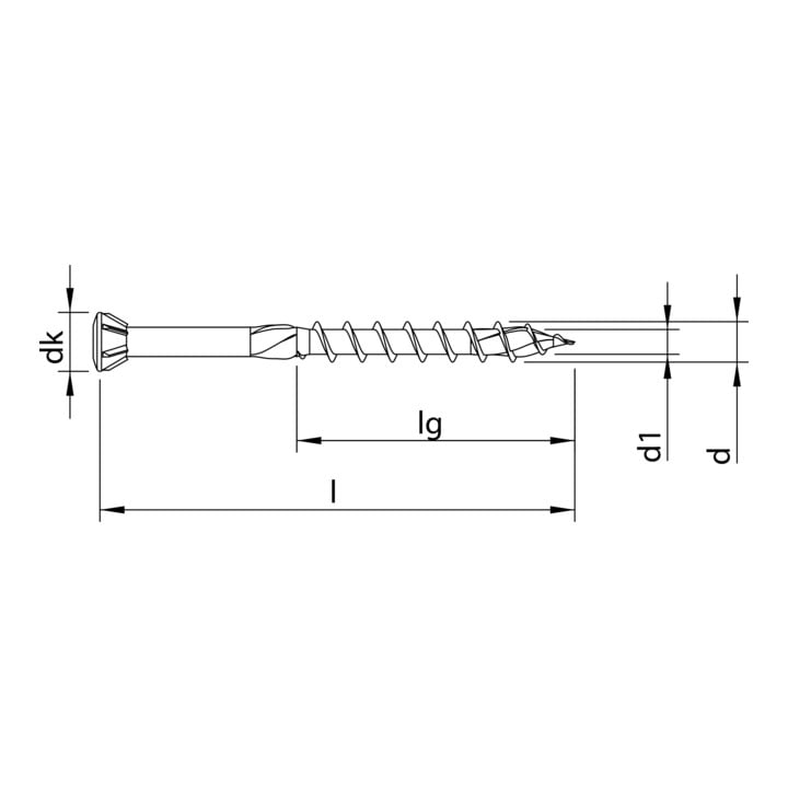 HECO-TOPIX-plus Glasleistenschraube, T-Drive, TG, A3K