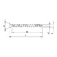 HECO-TOPIX-plus 3,5 x 45, Senkkopf, Pozi-Drive, VVG, A3K 60317