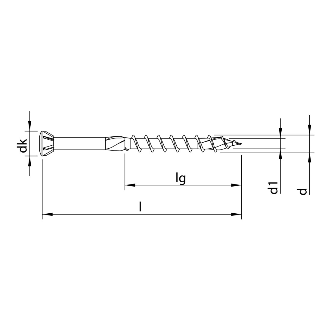 HECO-TOPIX-plus 3,5 x 60, Glasleistenschraube, T-Drive, TG, A3K