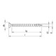 HECO-TOPIX-plus 4,0 x 40, tête fraisée, Pozi-Drive, FTV, A3K, 1000 pcs.-5