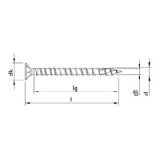 HECO-TOPIX-plus 4,0 x 40, tête fraisée, Pozi-Drive, FTV, A3K, 1000 pcs.-5
