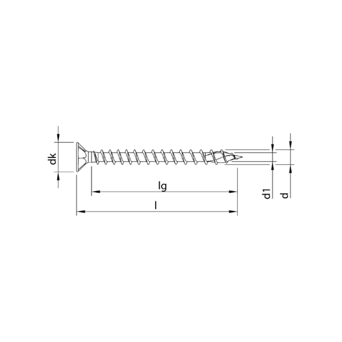 HECO-TOPIX-plus 4,0 x 40, tête fraisée, Pozi-Drive, FTV, A3K, 1000 pcs.