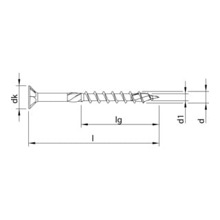 HECO-TOPIX-plus Senkkopf, HECO-Drive, TG, A3L