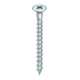 HECO-TOPIX-plus 4,0 x 60, Testa svasata + foro di centraggio, Pozi-Drive, VVG, A3K