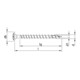 HECO-TOPIX-plus 4,5 x 25, achterwandschroef, T-Drive, VVG, A3K