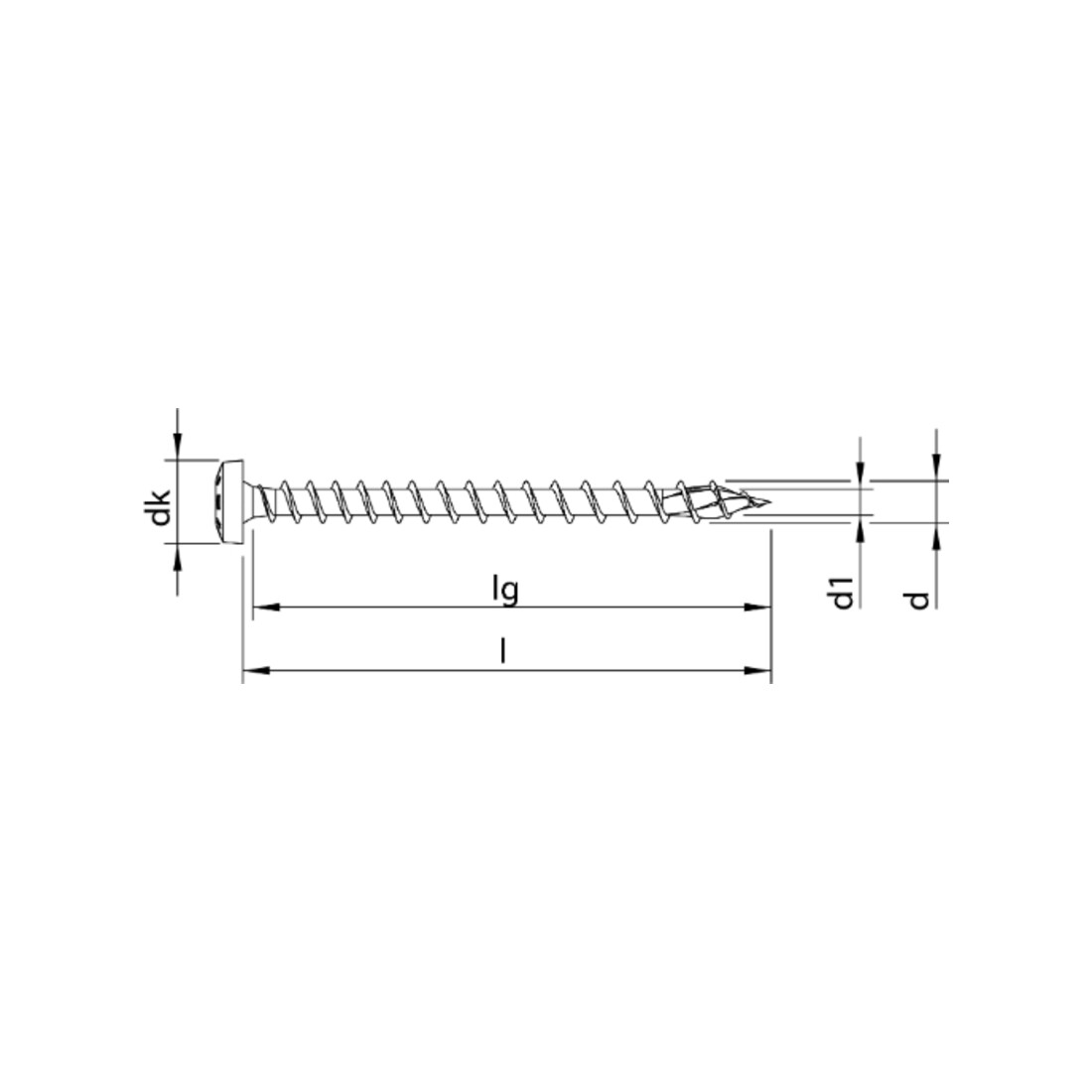 HECO-TOPIX-plus 4,5 x 30, tête ronde, T-Drive, FTV, A3K, 200 pcs.