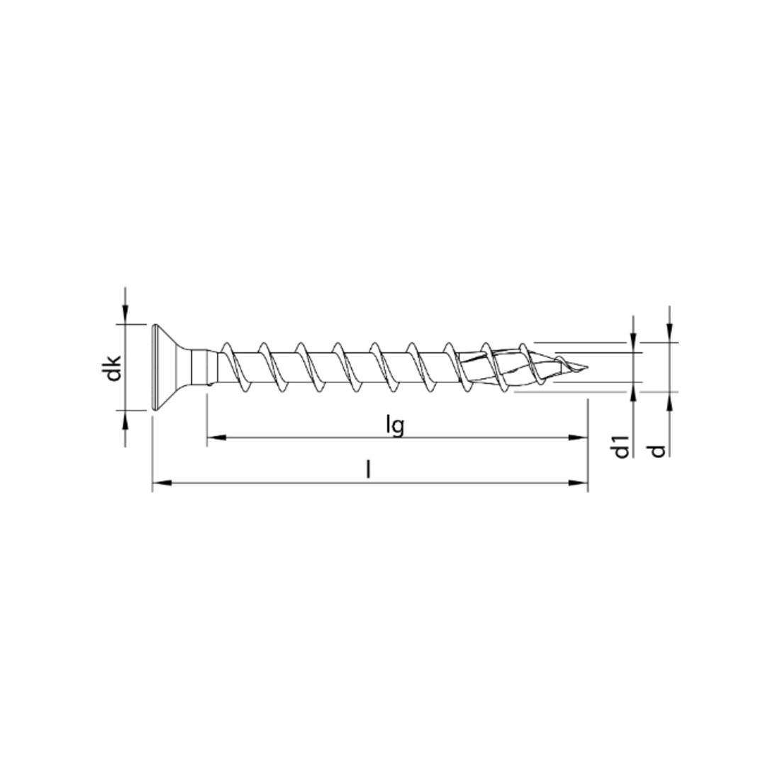HECO-TOPIX-plus 4,5 x 40, vis pour ferrures, tête fraisée, Pozi-Drive, FT, A3K, 500 pcs.