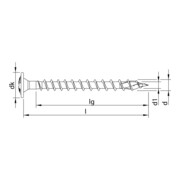 HECO-TOPIX-plus 4,5 x 50, vis à plateau, Pozi-Drive, FTV, A3K, 200 pcs.-2